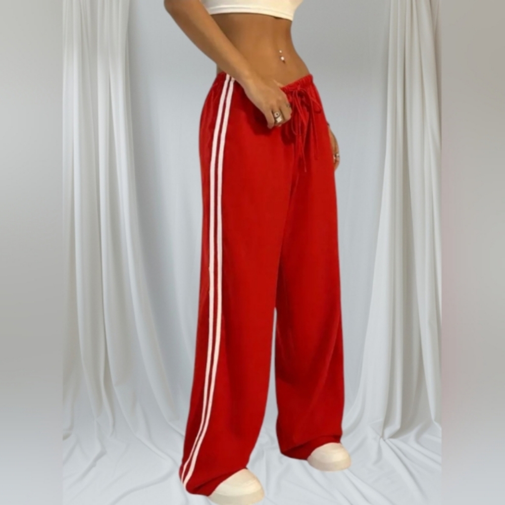 Red Women's Track Pants